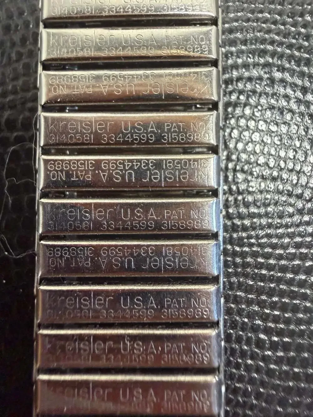 Vintage Kreisler USA Stainless Steel Expansion Watch Band